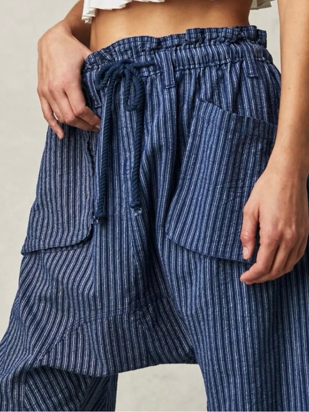 Free People Runyon Oversized Stripe Pants